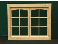 Vorschau: Doppelfenster für 70 mm Gartenhaus Vorschau: Doppelfenster für 70 mm Gartenhaus