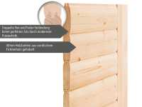 Vorschau: Massivholzsauna Premiumsauna 38 mm Betty Vorschau: Massivholzsauna Premiumsauna 38 mm Betty