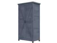 Vorschau: Geräteschrank "John" dunkelgrau für Innen- und Außenbereich Vorschau: Geräteschrank "John" dunkelgrau für Innen- und Außenbereich