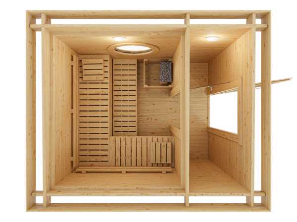 Saunahaus QuadraSpa Naturbelassen
