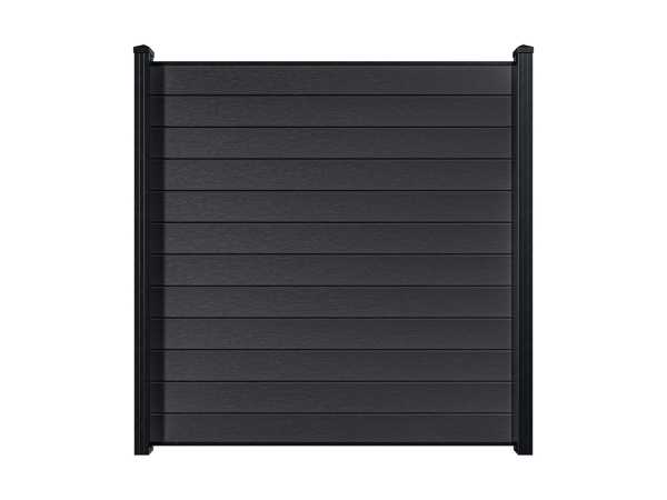 Bohlenset Premium für WPC-Steckzaunsystem Charcoal