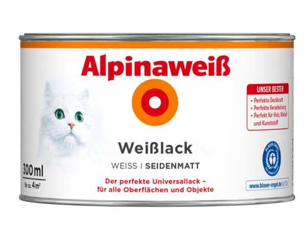 Weißlack für Außen Seidenmatt