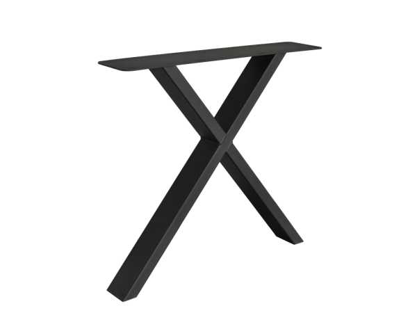 Tischgestell X-Design 2-er Set schwarz matt