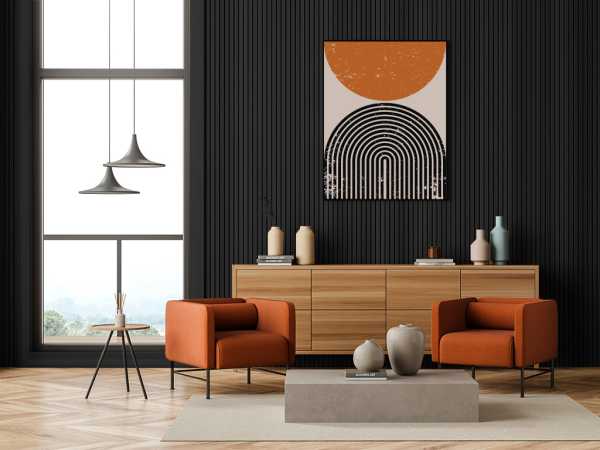 Akustikpaneele AURA Calm Black Oak