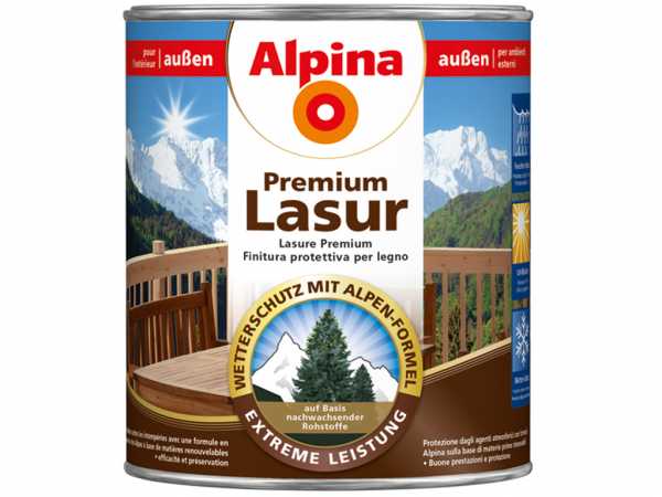 Premium Holzlasur Nußbaum