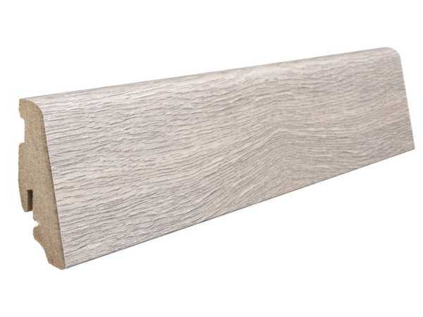 Sockelleiste Eiche Contura steingrau Highland-Samteiche grau Dekor