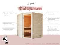 Vorschau: Karibu Massivholzsauna Sophie 3 Vorschau: Karibu Massivholzsauna Sophie 3