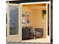 Vorschau: Saunahaus Mainburg 5 terragrau 38 mm Vorschau: Saunahaus Mainburg 5 terragrau 38 mm