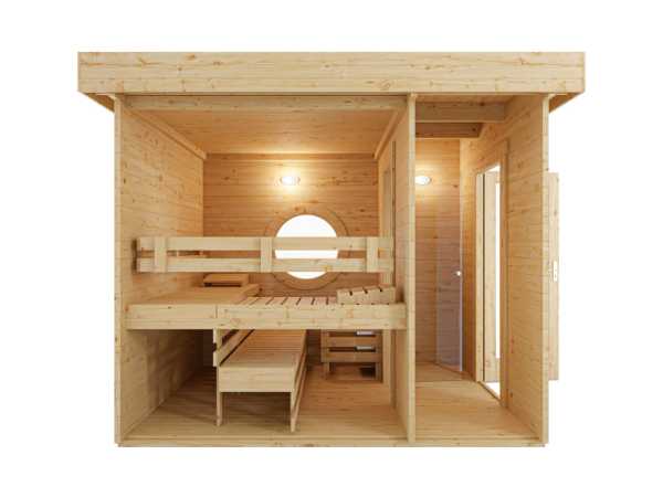 Saunahaus QuadraSpa Naturbelassen