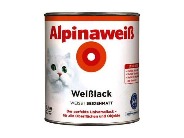 Weißlack Seidenmatt