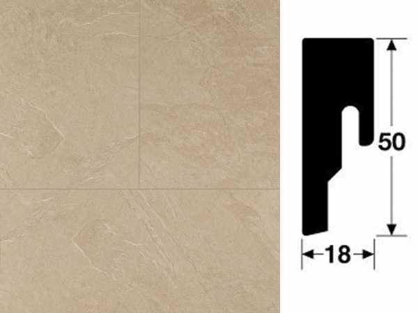 Sockelleiste Vierkant Schiefer sahara 6138
