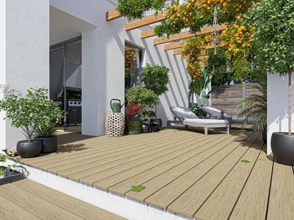 Terrassendielen WPC Premium RHK Light grey