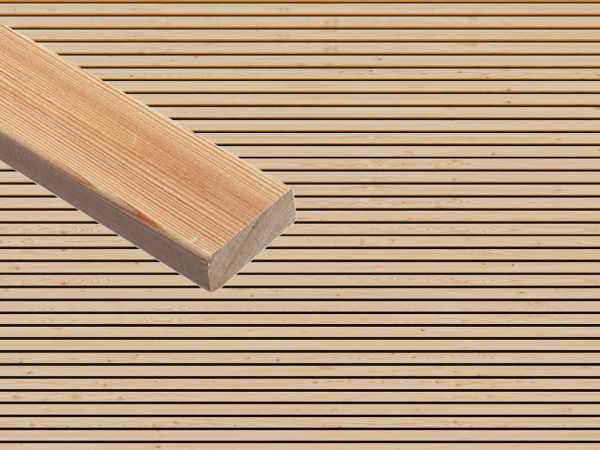 Fassadenverkleidung Rhombusleiste Sibirische Lärche