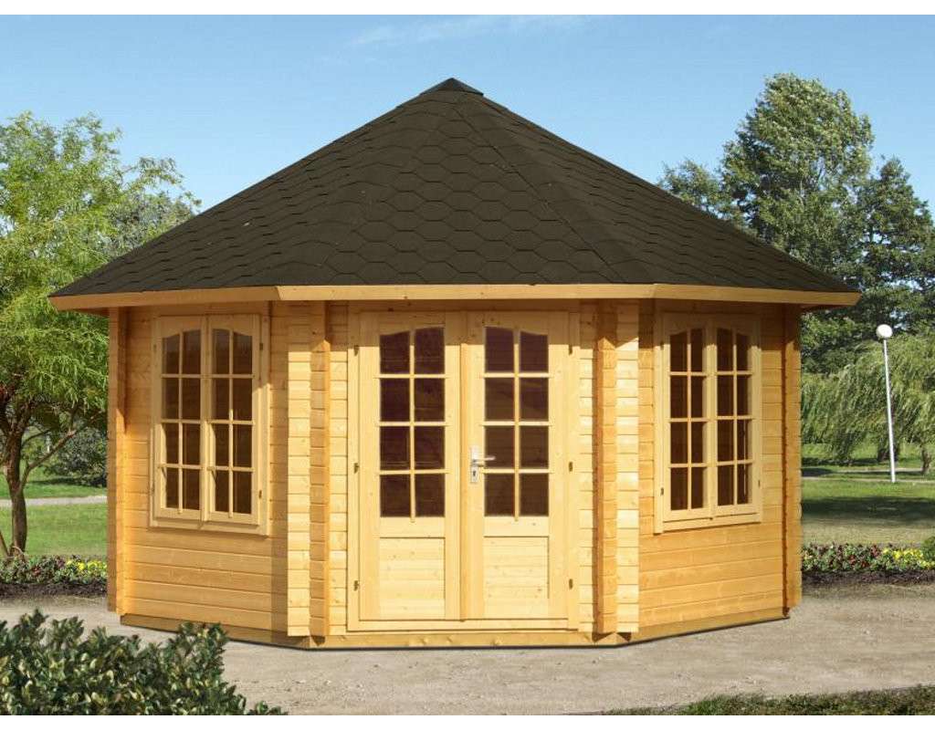 Holzpavillon 8eckig online kaufen Holzprofi24