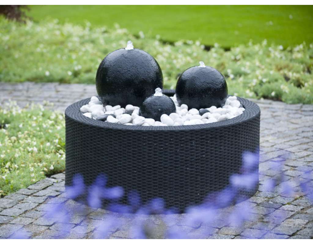 Beckenumrandung DecoWall Wicker 2 BrunnenZubehör Brunnen