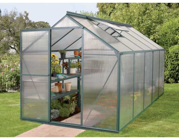 Gewächshaus Triton 7500 HKP 4 mm 7,5 m², dunkelgrün