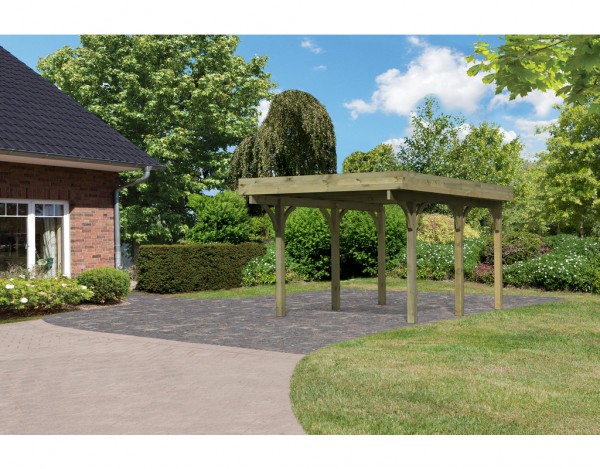 Carport "Einzel 1" PREMIUM inkl. 0,5 mm Stahldachplatte