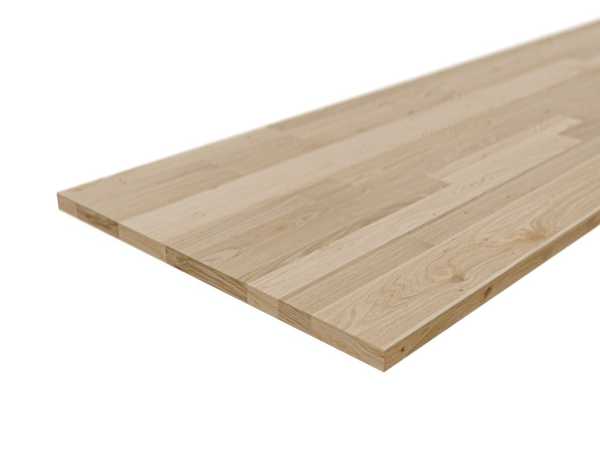 Leimholz europäische Eiche A-B 18 mm, 120 x 40 cm