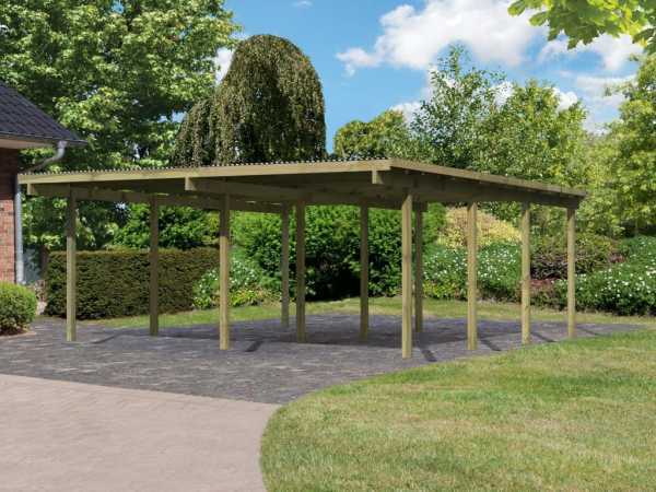 Carport Doppelcarport 2 ECO