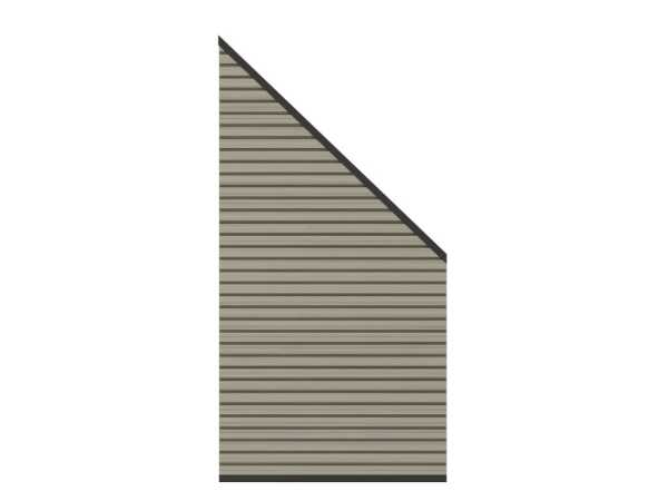 SYSTEM NEO Platinum Zaun-Anschluss taupe-grau