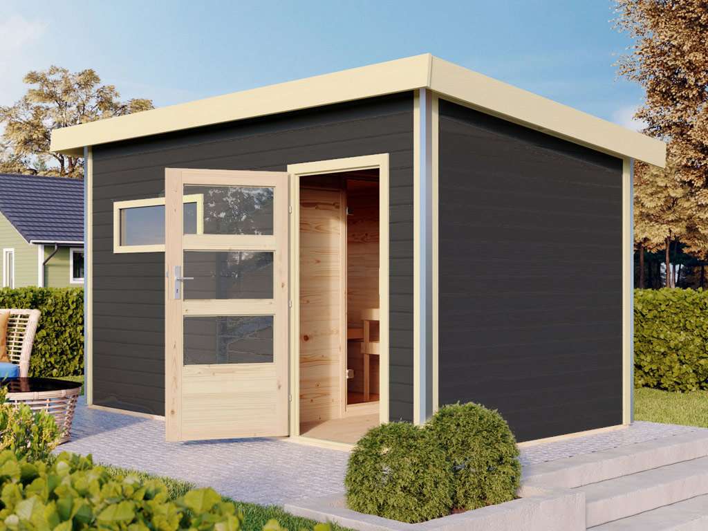 Gartensauna Komplettset (mit Ofen) Holzprofi24