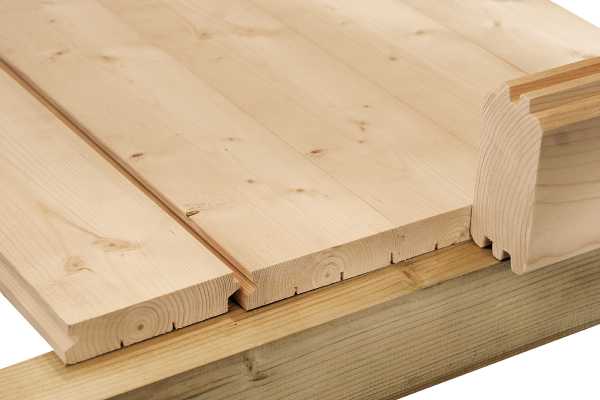 Holz-Fußboden für Gartenhaus "Venlo C"