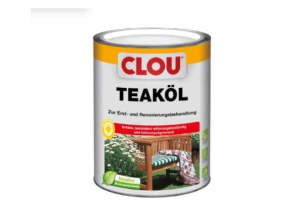 Teaköl-Pflege zur Erst- und Renovierungsbehandlung