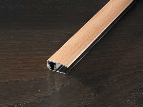 Abschlussprofil PROVARIOclip Universal Dekorfolie Buche