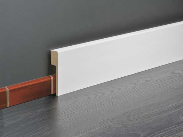 Sockelleiste Topline Profil uni weiss