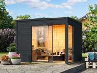 Vorschau: Gartenhaus Cubillis Royal 38 mm anthrazit Vorschau: Gartenhaus Cubillis Royal 38 mm anthrazit