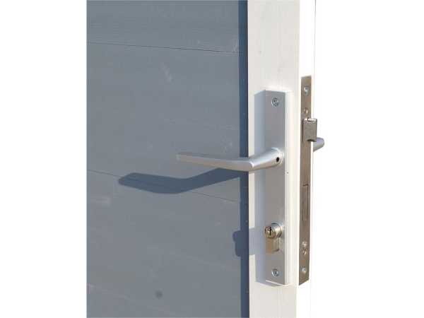 Gartenhaus Punta 2 19 mm hellgrau