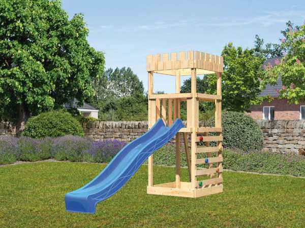 Spielturm Ritterburg Löwenherz SET naturbelassen