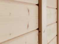 Vorschau: Gartenhaus Marksburg 2 mit Anbau 14 mm natur Vorschau: Gartenhaus Marksburg 2 mit Anbau 14 mm natur