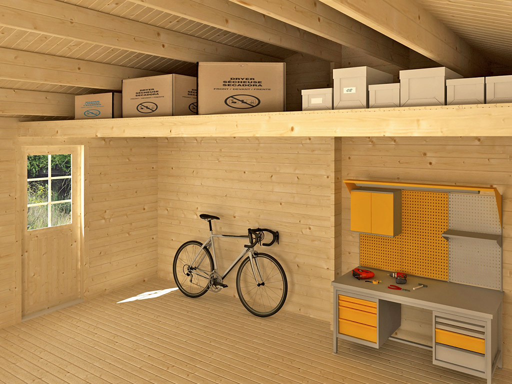 Lagerboden für Garage Falkland naturbelassen | Garagen-Zubehör | Garagen &  Garagentore | Gartenbauten | Garten | Holzprofi24 | Garagen