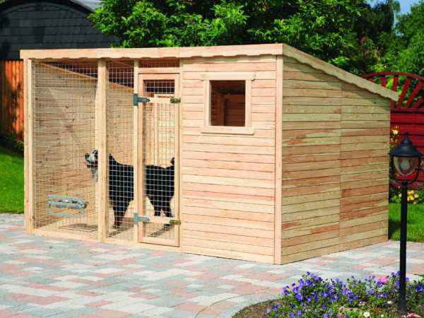 Hundezwinger mit 2 x Erweiterung 2 m²