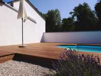 Vorschau: Terrassendiele D31 Thermo-Esche - Endlosverlegung Vorschau: Terrassendiele D31 Thermo-Esche - Endlosverlegung