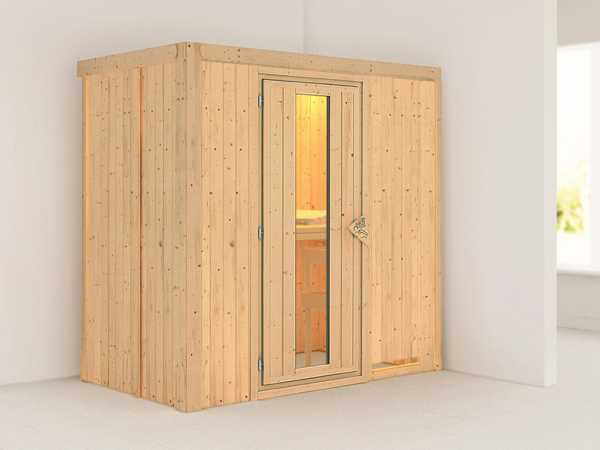 Systemsauna Variado Holztür mit Isolierglas