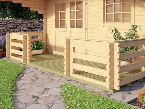 Terrasse 28 3013 für Gartenhäuser carbongrau
