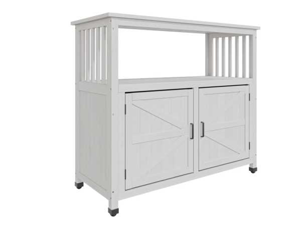 Geräteschrank "Jason" weiß für Innen- und Außenbereich