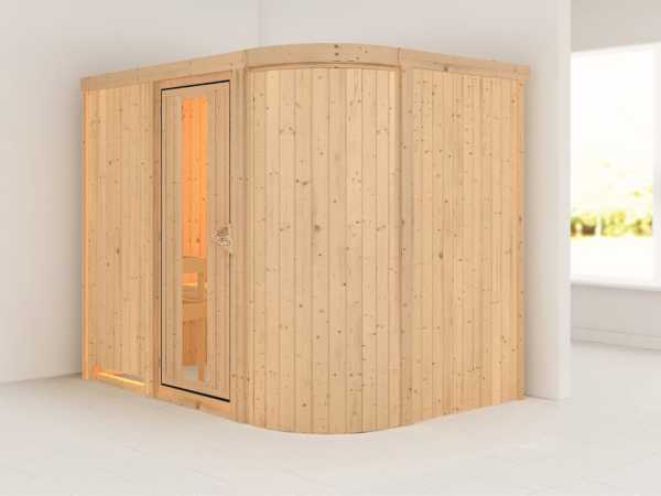 Sauna Systemsauna Titania 4 Energiespartür