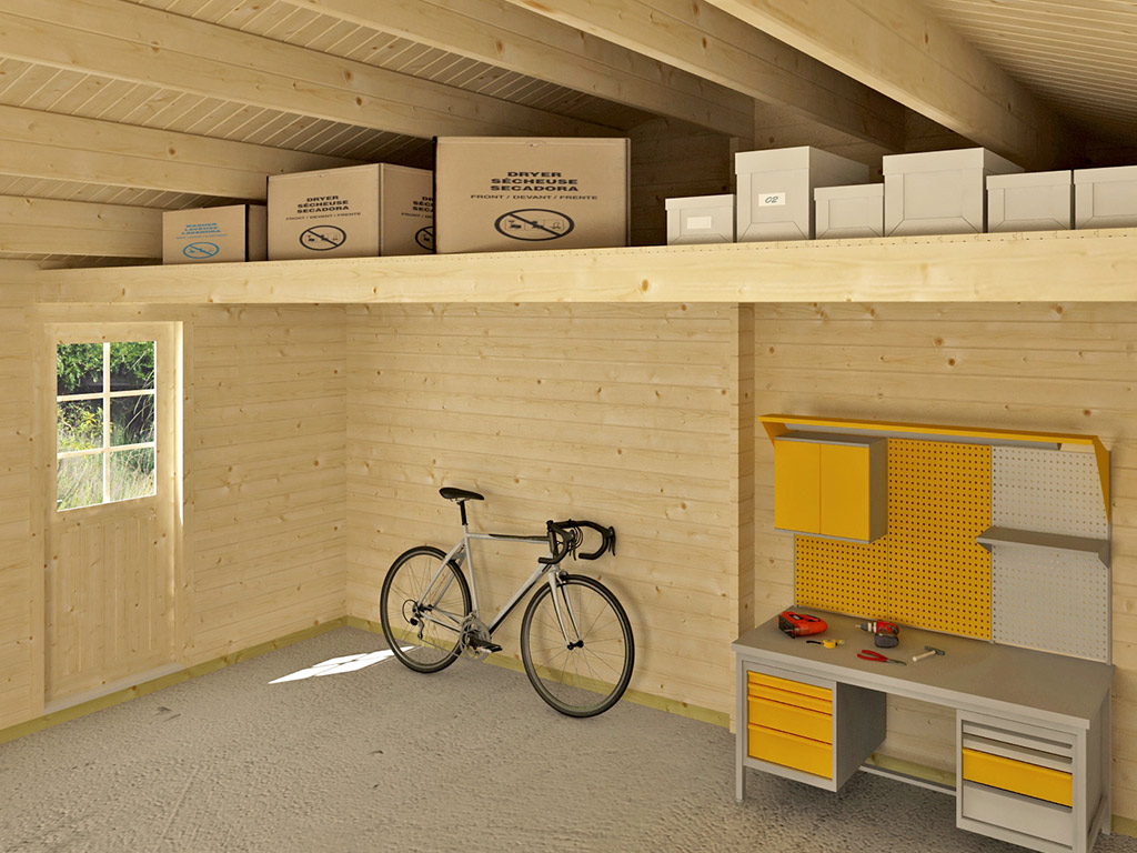 Lagerboden für Garage Falkland lichtgrau | | & Gartenbauten Garten Garagen | Garagen-Zubehör | | Garagentore Holzprofi24