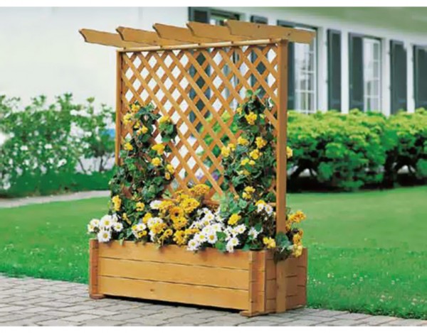 Rankkasten mit Pergola groß
