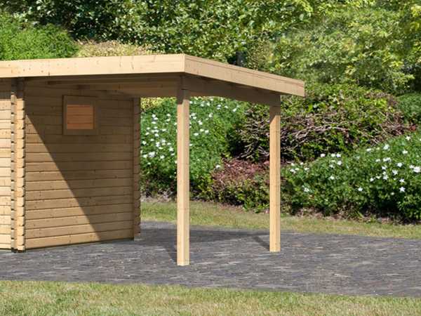 Anbaudach für Gartenhaus Torgau 3+5 naturbelassen