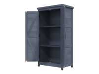 Vorschau: Geräteschrank "John" dunkelgrau für Innen- und Außenbereich Vorschau: Geräteschrank "John" dunkelgrau für Innen- und Außenbereich