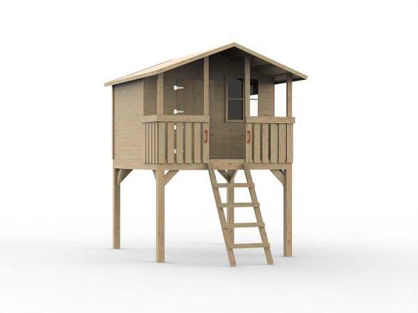 Stelzenhaus CLASSIC Leon kesseldruckimprägniert