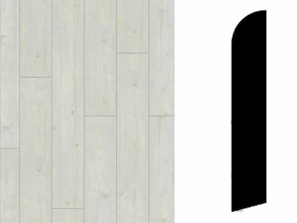 Sockelleiste Washed Pine Snow Dekor