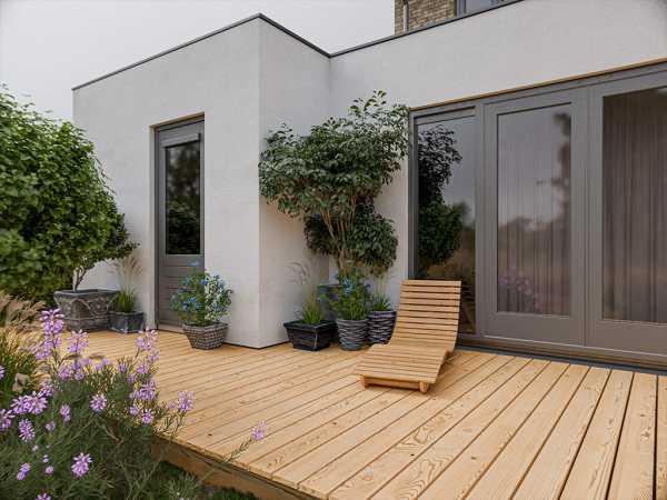 Terrassendiele Hochgebirgslärche