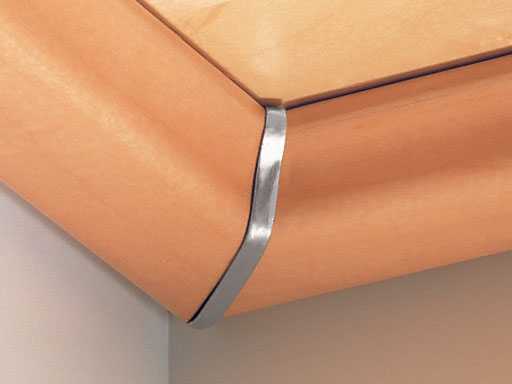 Innenecken für Deckenabschlussleisten DAL 1, Alu-Optik