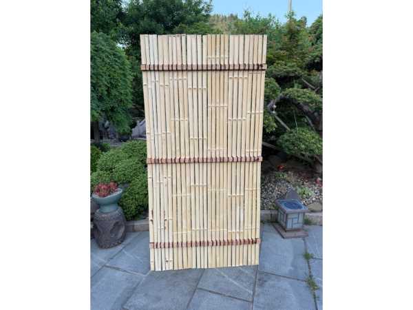 Sichtschutzzaun Bambus XL Natur