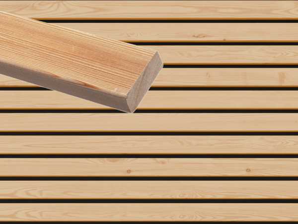 Fassadenverkleidung Rhombusleiste Sibirische Lärche